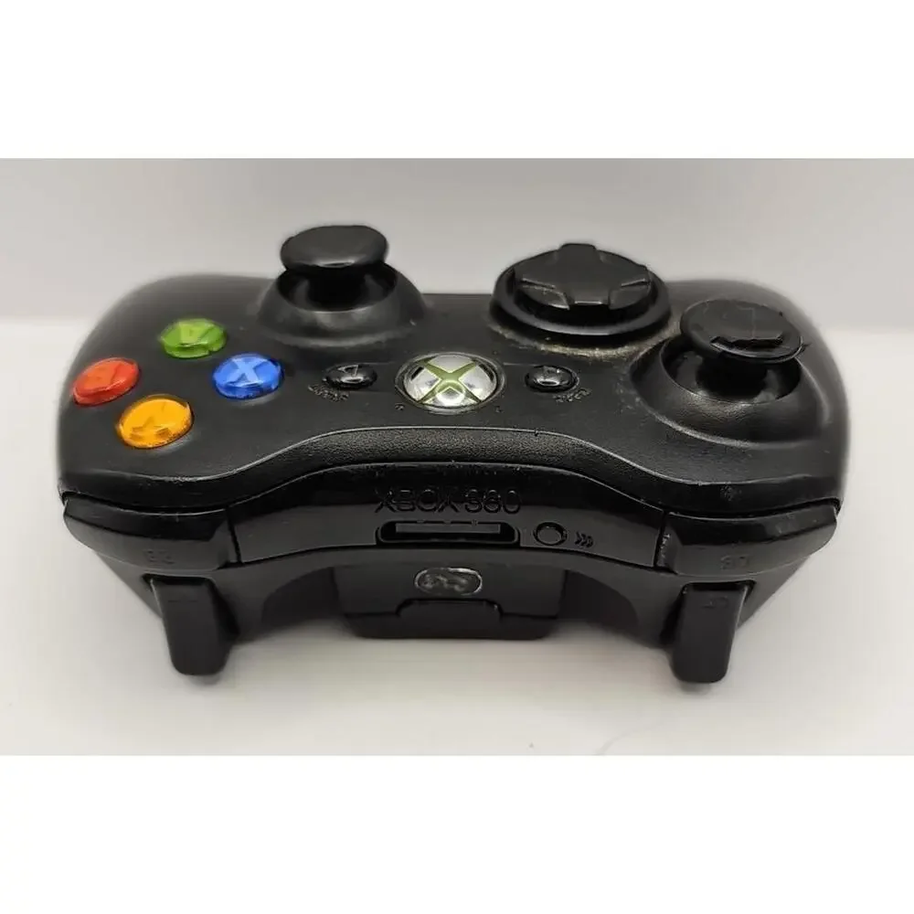 Microsoft Xbox 360 (Black) Wireless Controller (Model 1403) OEM (TESTED)